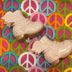 Bratz Footwear Cloe Selfie Snaps Pink Angel Wing Ankle Boots